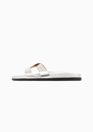 Footbed Sandal | Silver