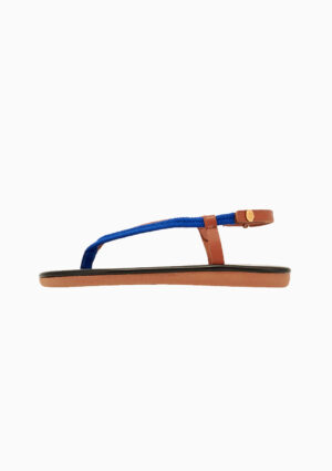 Sandal | Blue/Tan