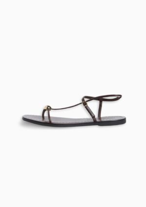 Leather Sandal | Espresso